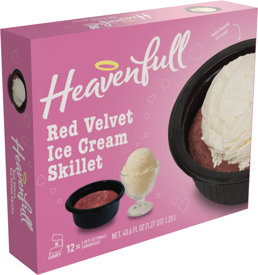 Red Velvet Ice Cream Skillet