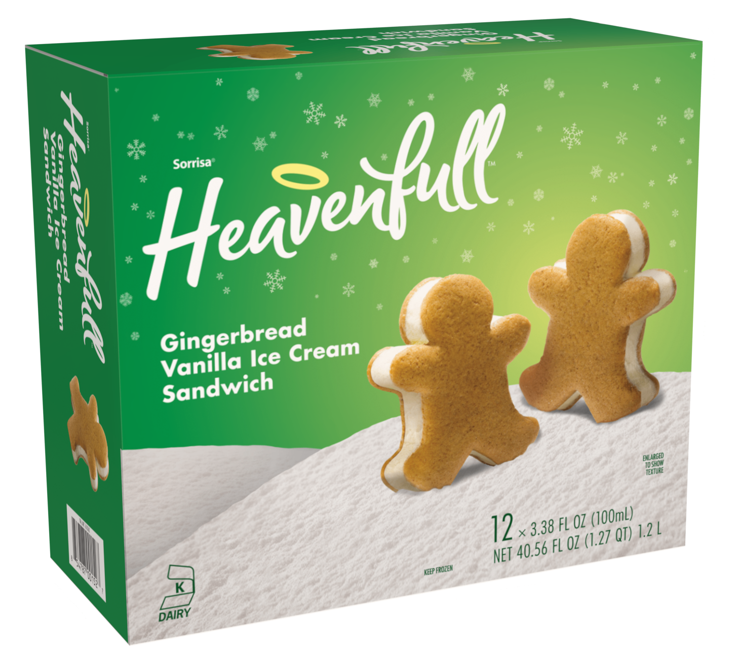 Gingerbread Vanilla Ice Cream Sandwiches