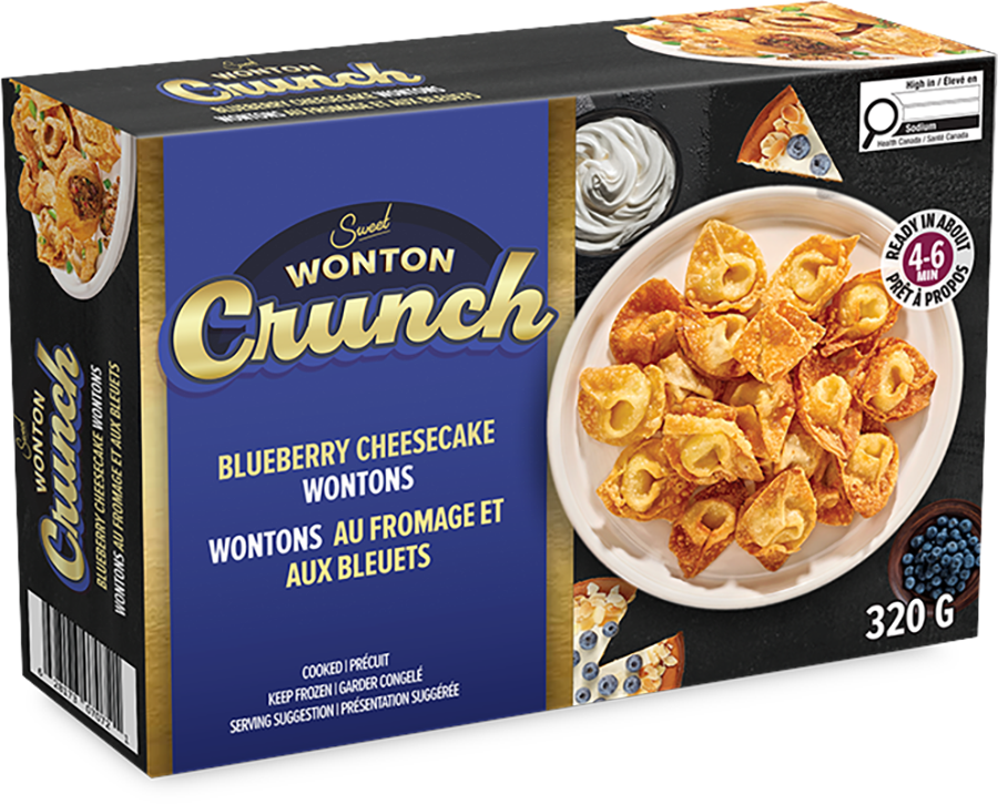 Blueberry Cheesecake Wontons Box