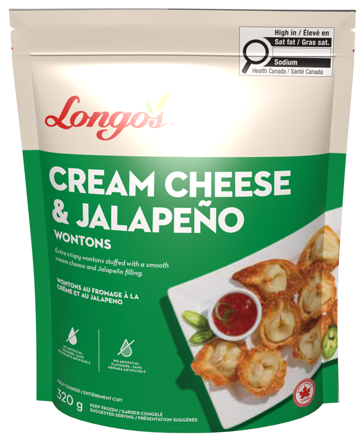 Cream Cheese & Jalapeño Wontons