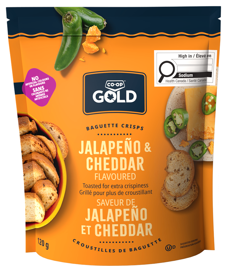 Baguette Crisps - Jalapeño & Cheddar