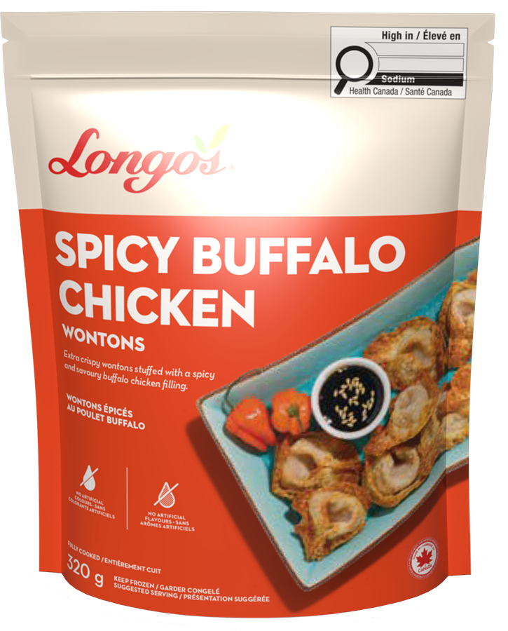 Spicy Buffalo Chicken Wontons