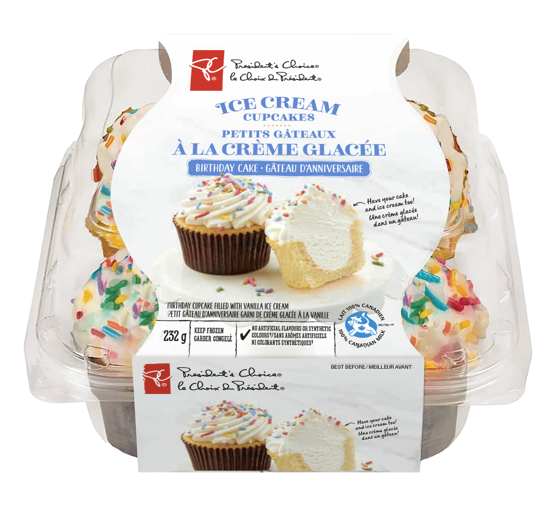Ice Cream Cupcakes - Birthday Cake