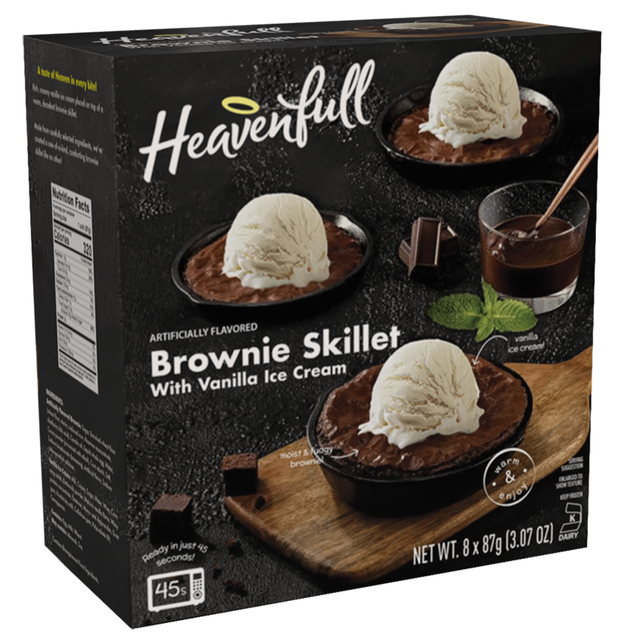 Brownie Skillet with Vanilla Ice Cream