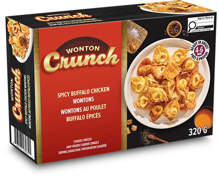 Spicy Buffalo Chicken Wontons Box