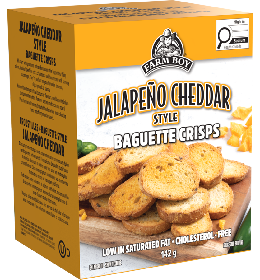 Jalapeño Cheddar Style Baguette Crisps