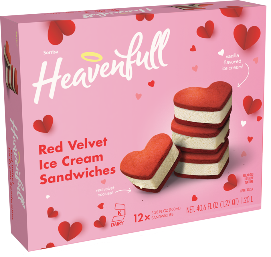 Red Velvet Ice Cream Sandwiches