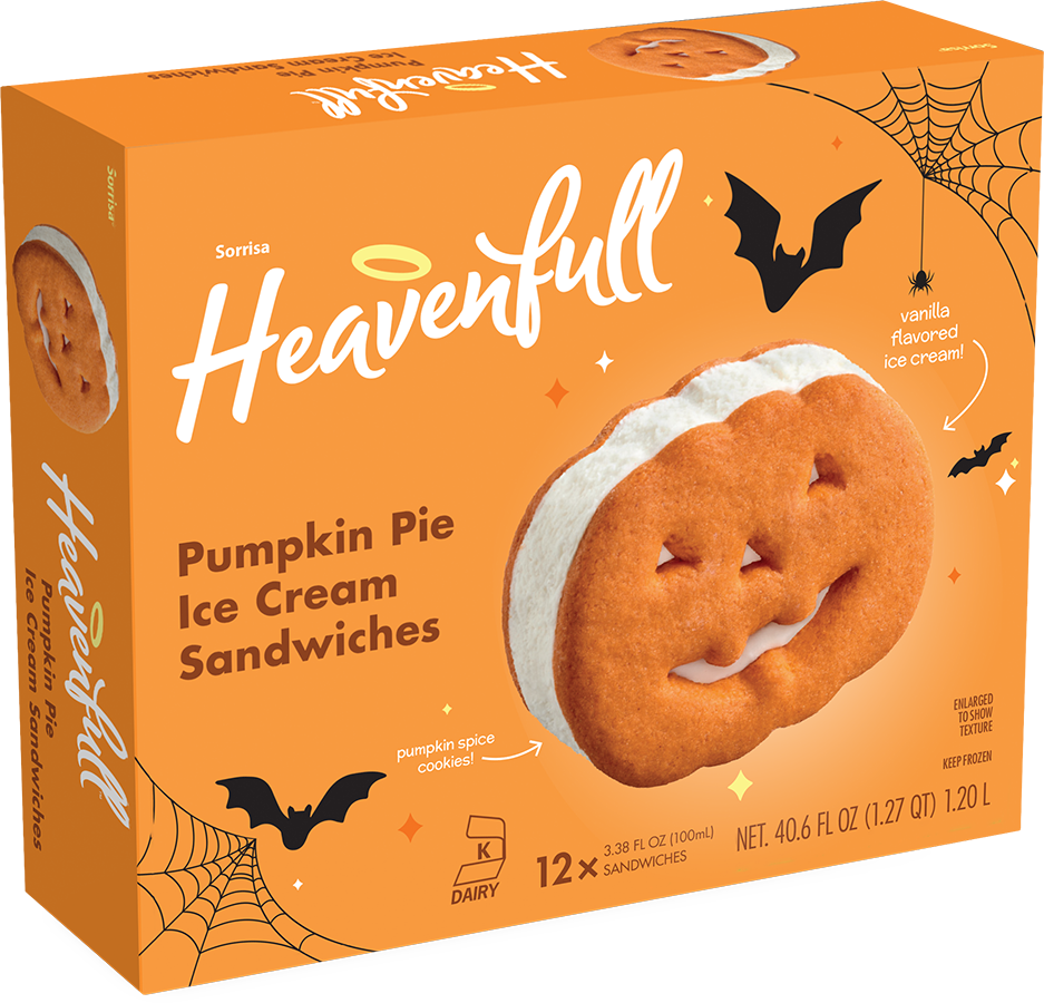 Pumpkin Pie Ice Cream Sandwiches