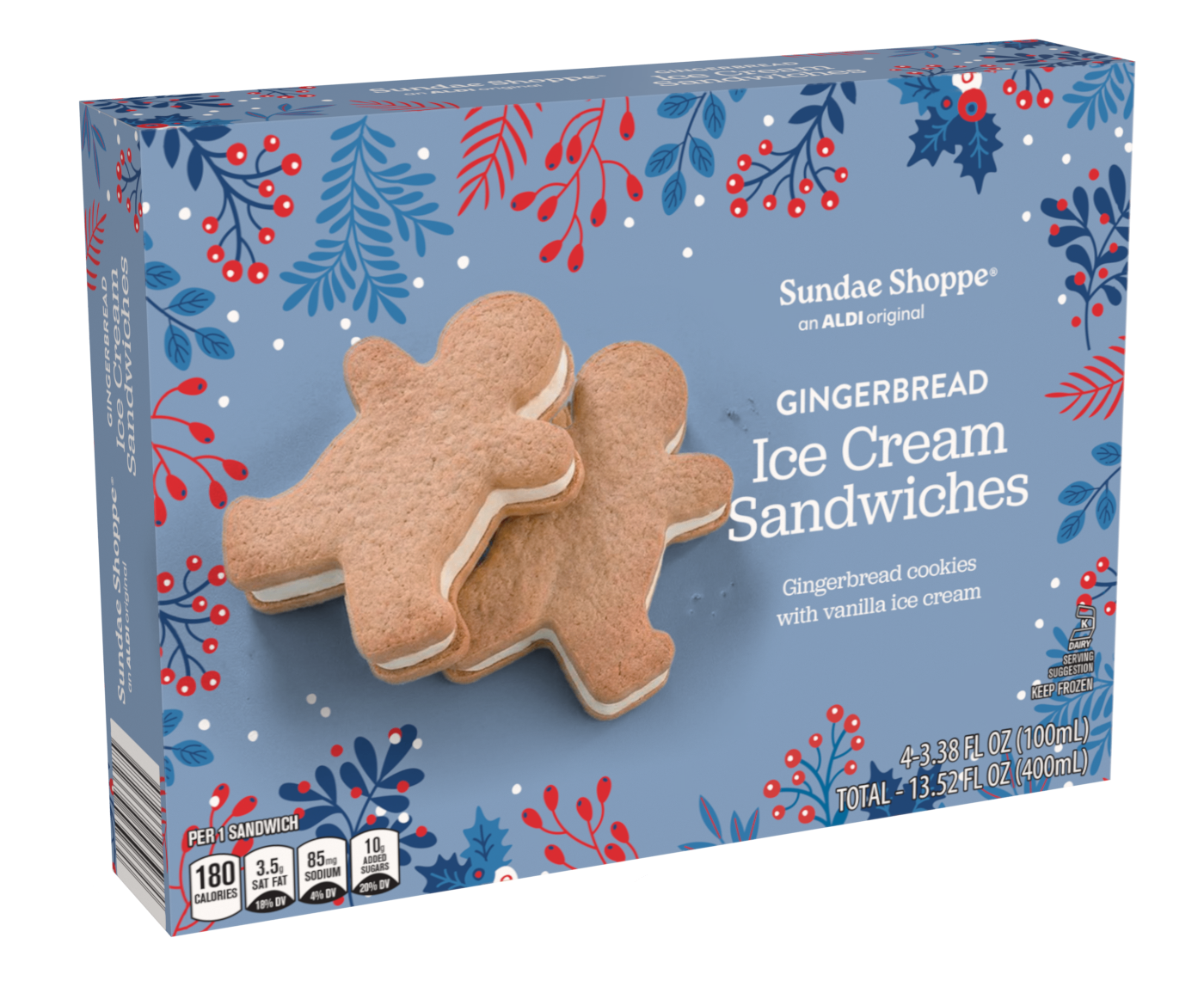 Gingerbread Ice Cream Sandwiches