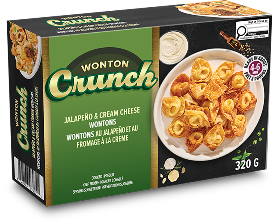 Jalapeño & Cream Cheese Wontons Box