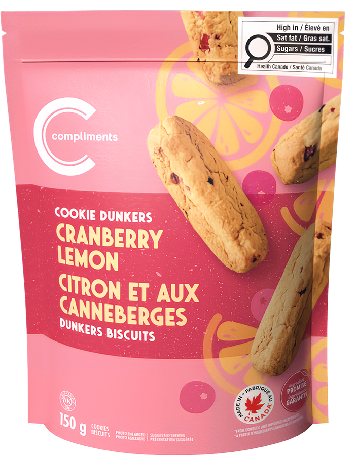Cookie Dunkers - Cranberry Lemon