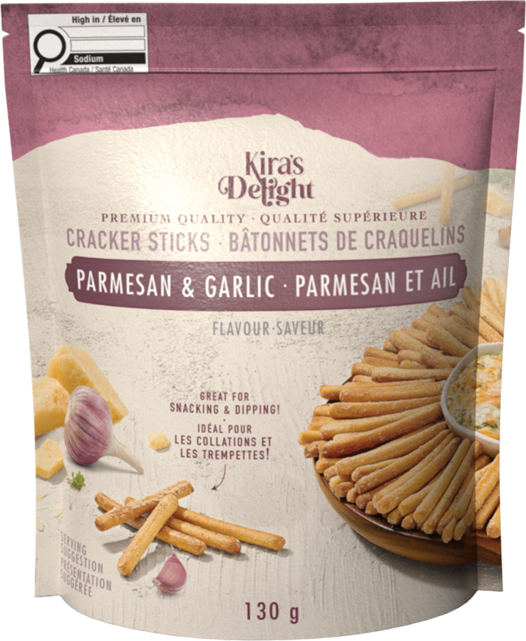 Cracker Sticks - Parmesan & Garlic