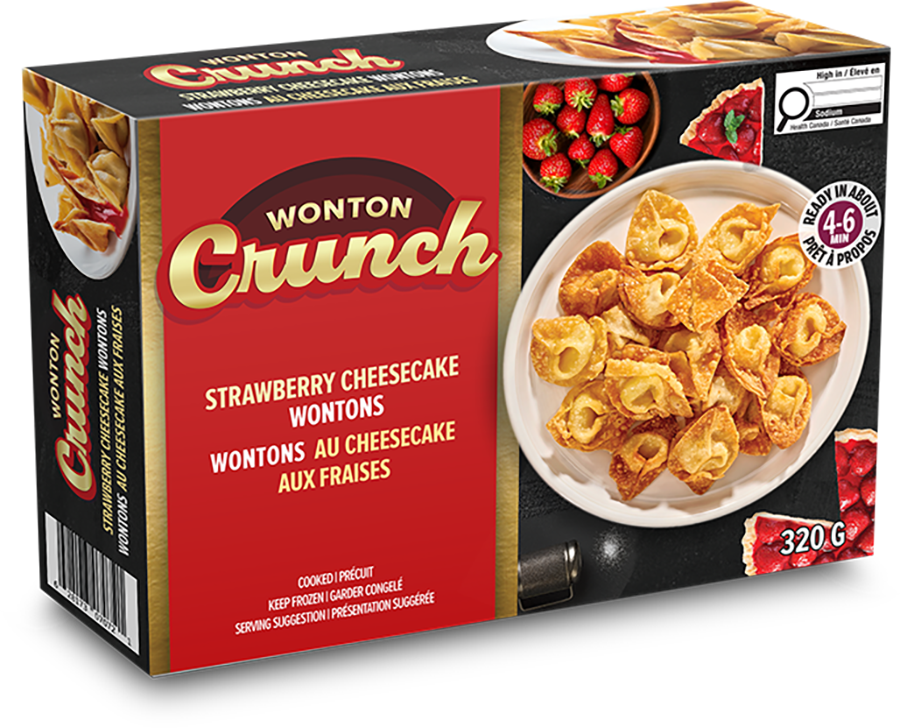 Strawberry Cheesecake Wontons Box