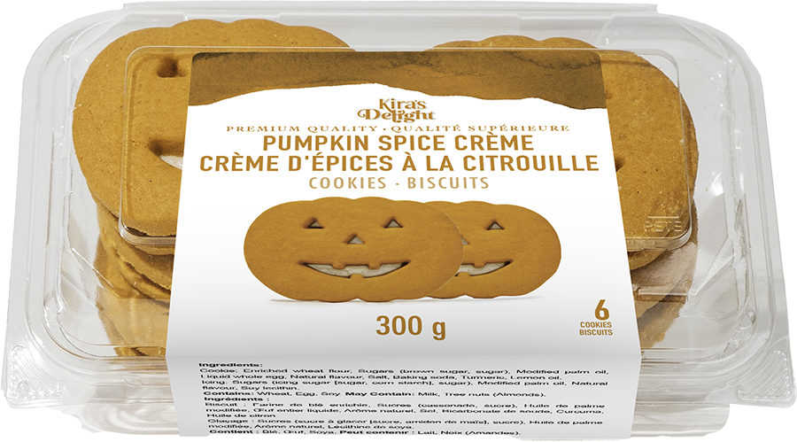 Pumpkin Spice Crème Cookies (6 ct)