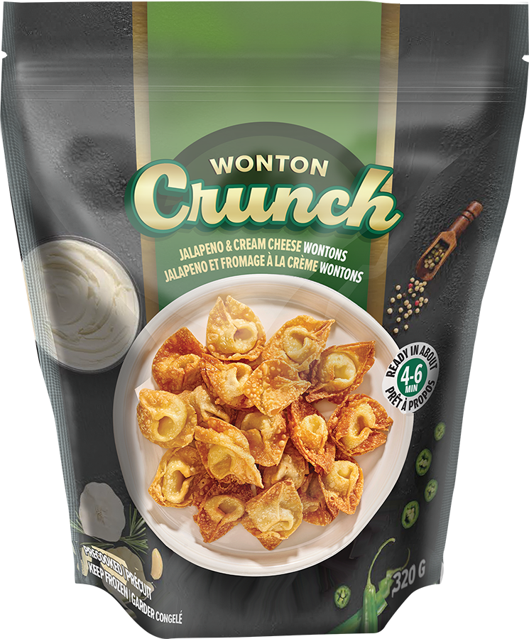Jalapeño & Cream Cheese Wontons Bag