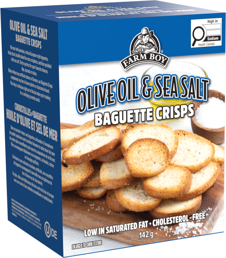 Olive Oil & Sea Salt Baguette Crisps
